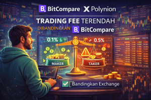 Trading fee terendah dibandingkan menggunakan BitCompare 