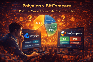 Polynion market share dalam industri prediction market global