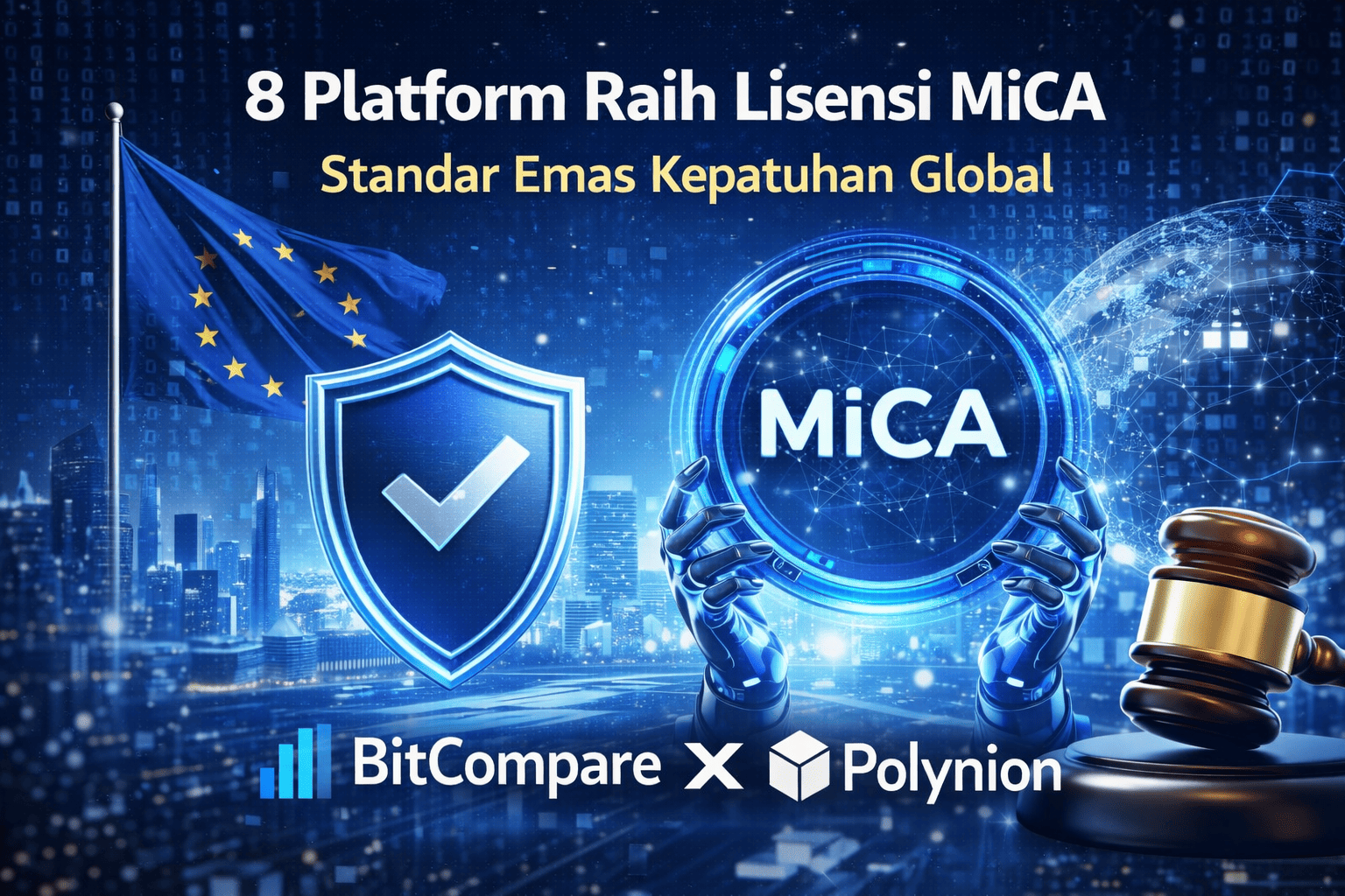 8 Platform Raih Lisensi MiCA Versi Bitcompare